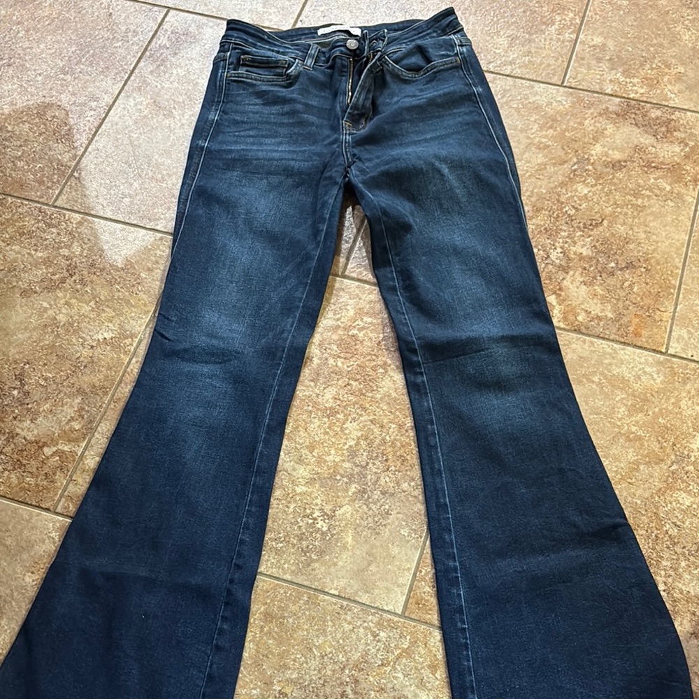 Women's Blue Flared Jeans